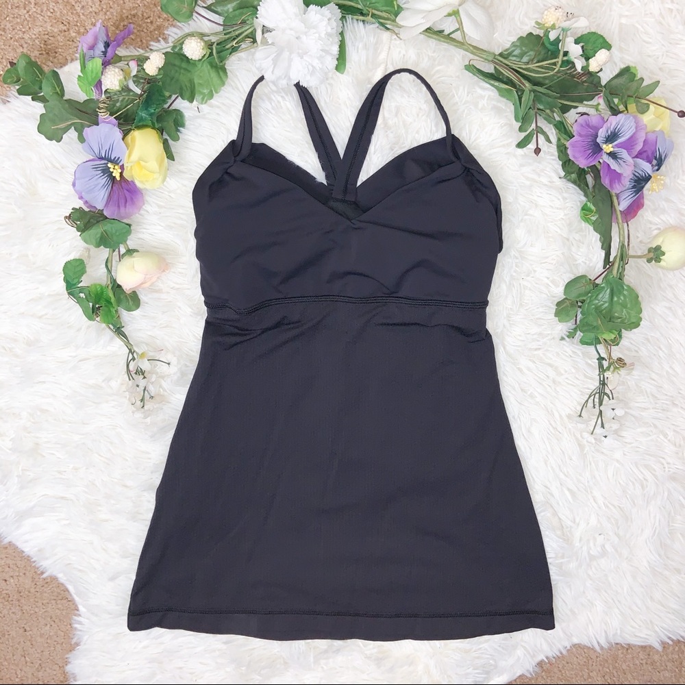 Lululemon Black Criss Cross Back Tank